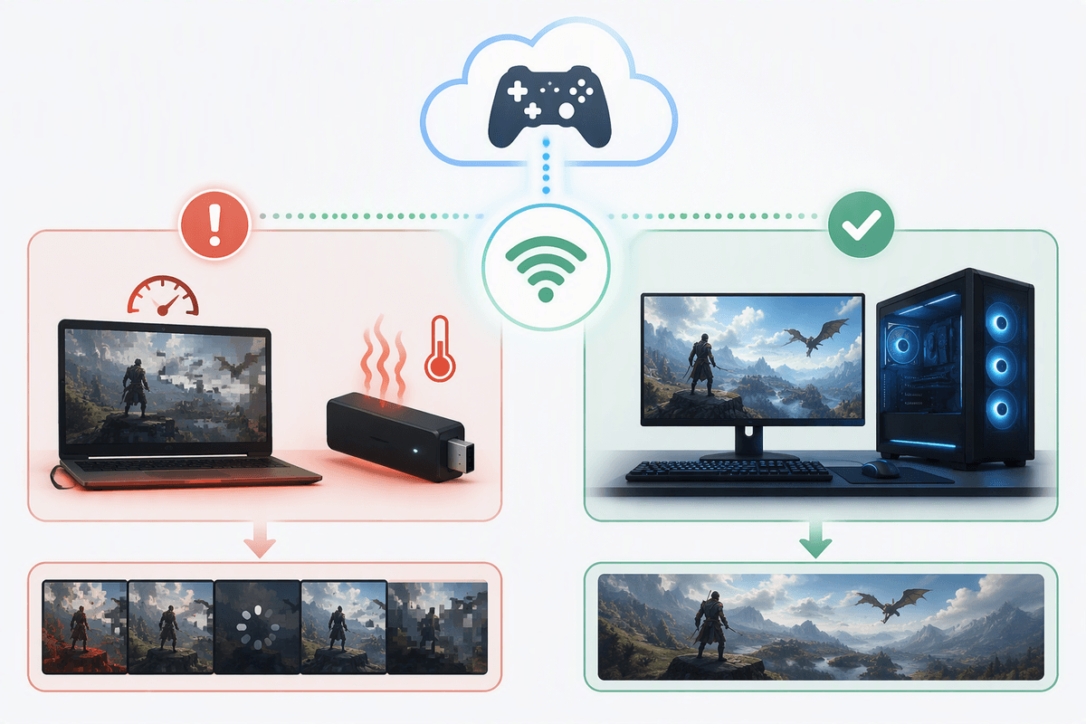 Optimize the device: browser settings, hardware decode, updates