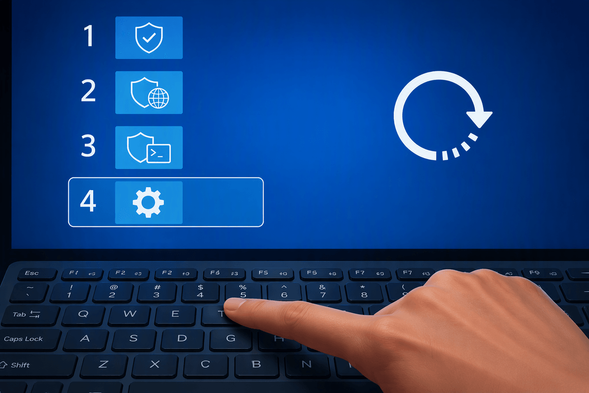 Getting into Safe Mode from a working desktop
